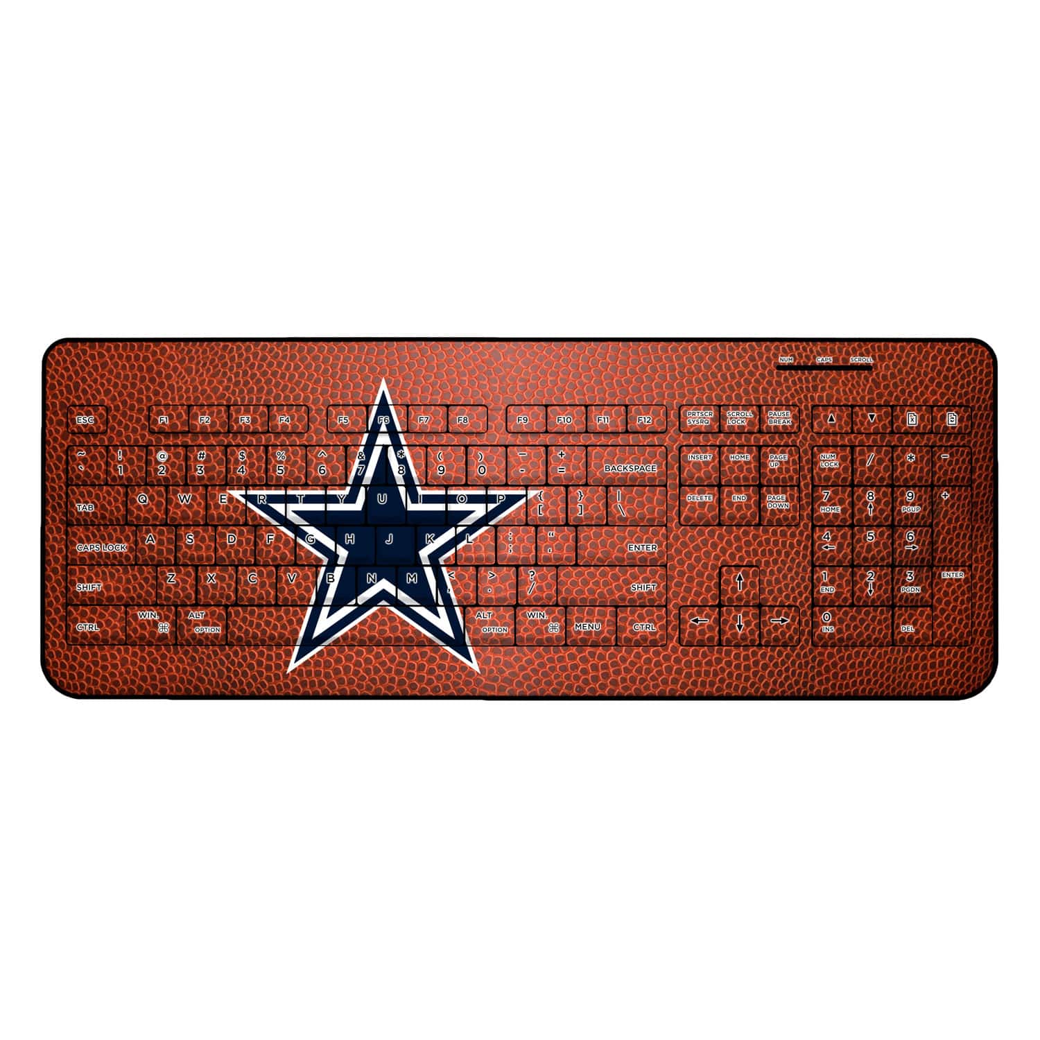 Photos - Keyboard Dallas Keyscaper - Cowboys Football Design Wireless - Multicolor 3523137