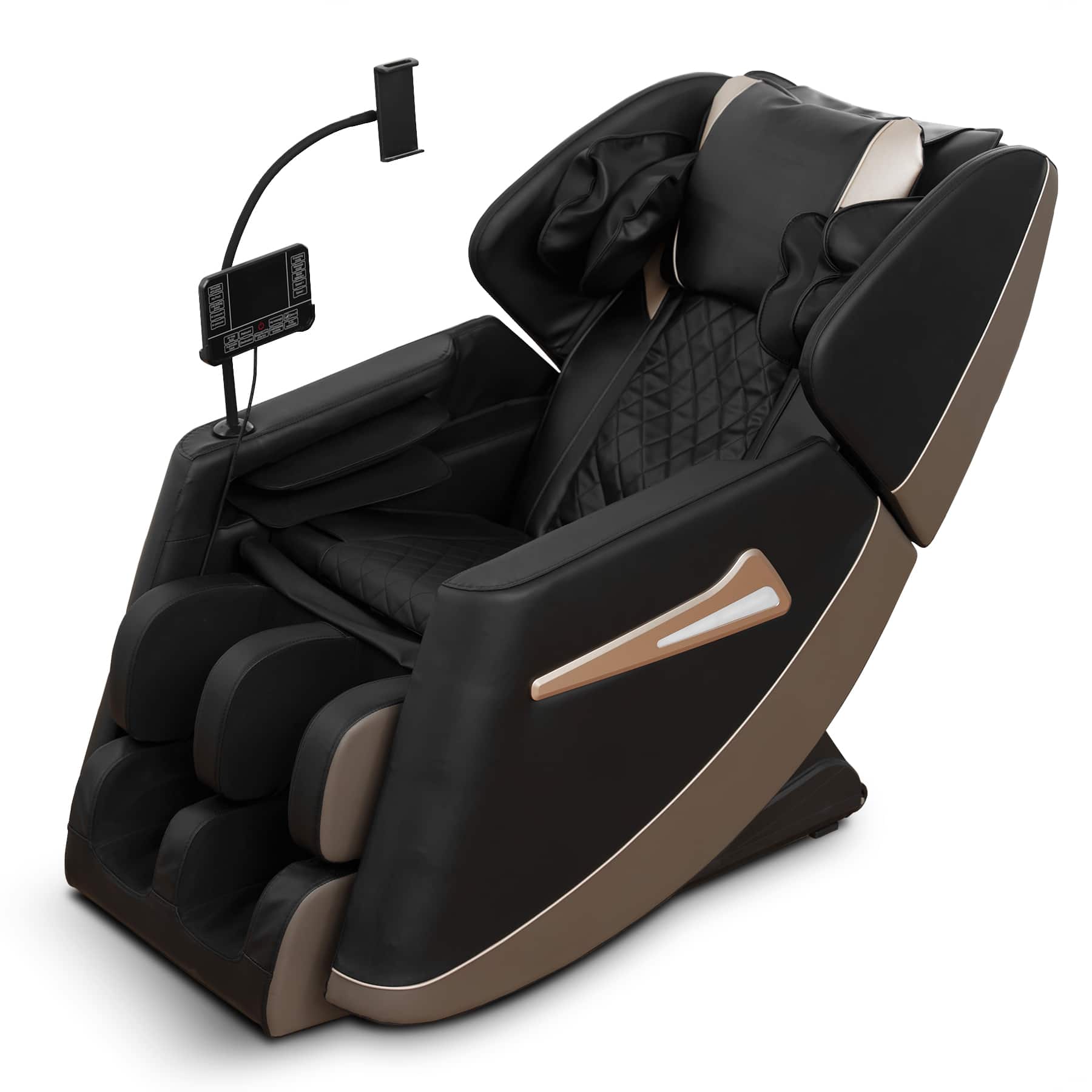 ZACHVO - Zero-Gravity Full-Body Massage Chair - Black