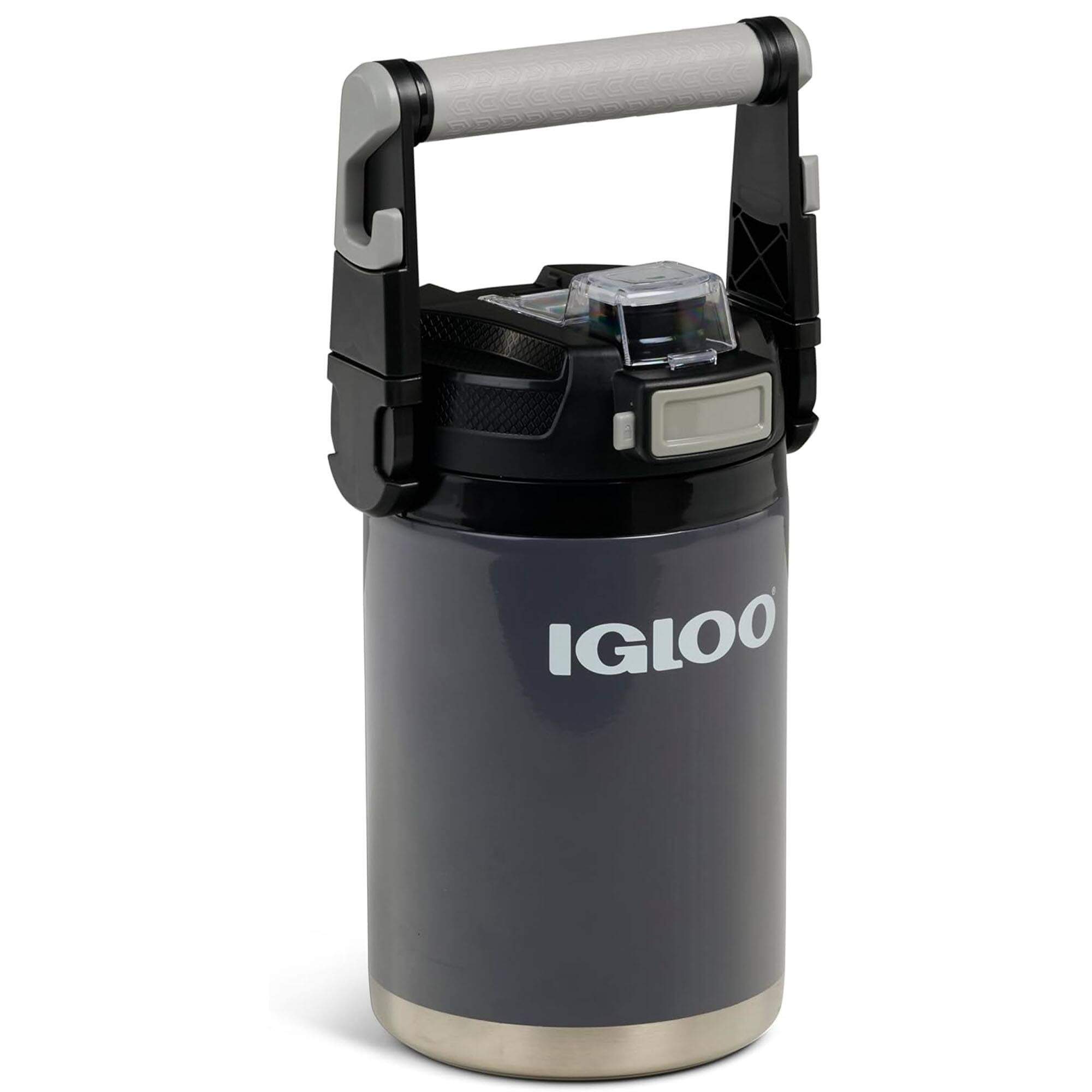 Front. Igloo - IGLOO Rival Fusion 54 oz. Water Jug, Tactical Gray - Tactical Gray.