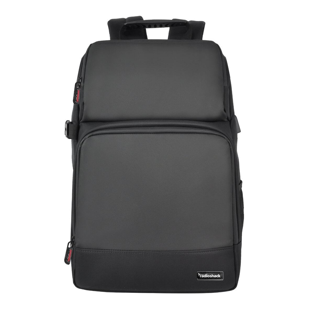 Front. RadioShack - RadioShack 15.6" Laptop backpack 2607113 Black - Black.