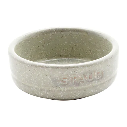 Front. Staub - Staub Ceramic Dinnerware 4-pc Condiment Dish Set - White Truffle - White Truffle.