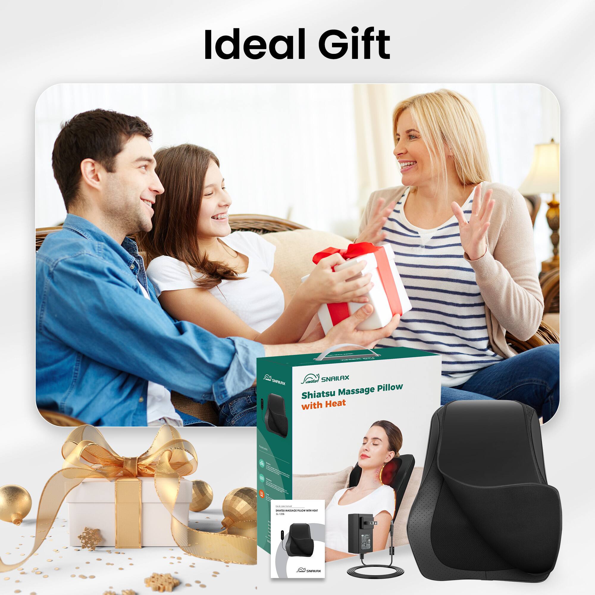 Ideal Gift - SNARAX Shiatsu Massage Pillow with Heat