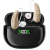Front. Eara - Eara Connect RIC Rechargeable OTC Hearing Aids, 12-Hour Battery - Beige.