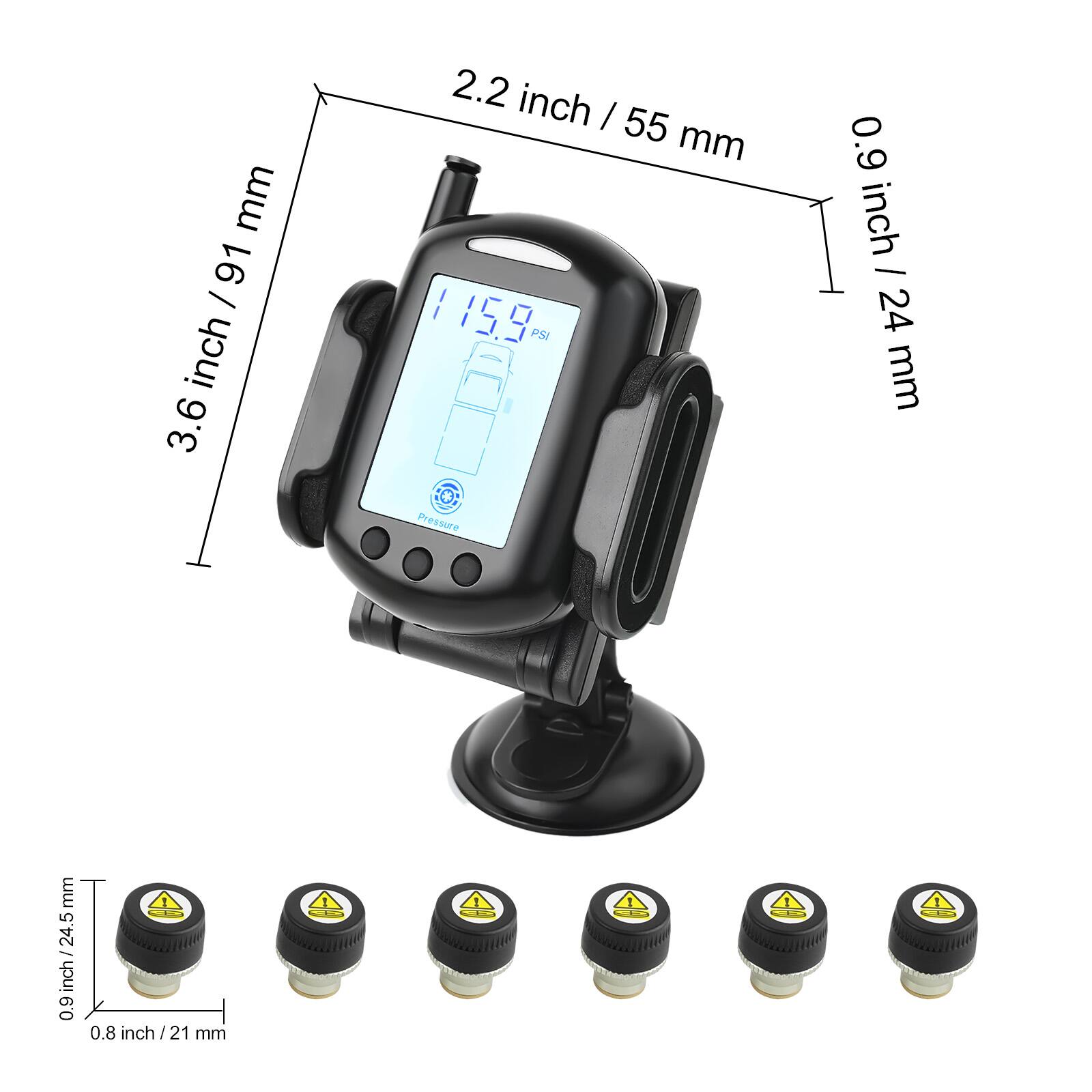 - 3.6 inch / 91 mm
- 2.2 inch / 55 mm
- 0.9 inch / 24 mm
- 0.8 inch / 21 mm
- 0.9 inch / 24.5 mm
- Pressure: 115.9 PSI