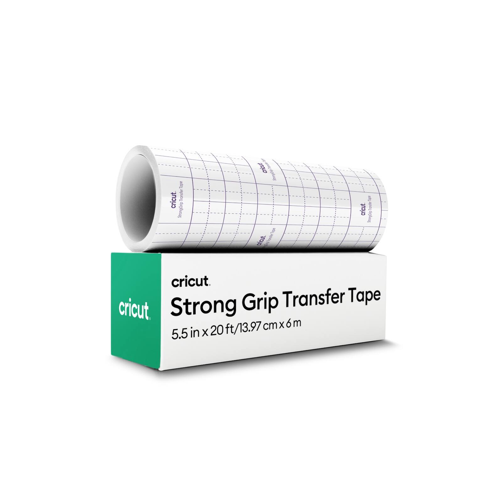 cricut  
Strong Grip Transfer Tape  
5.5 in x 20 ft / 13.97 cm x 6 m