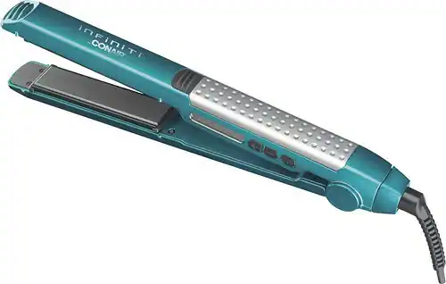 Left. Conair - Infiniti Instant Heat Ceramic Hair Straightener - Silver.