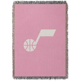 Chad & Jake - Utah Jazz Woven Blanket - Pink