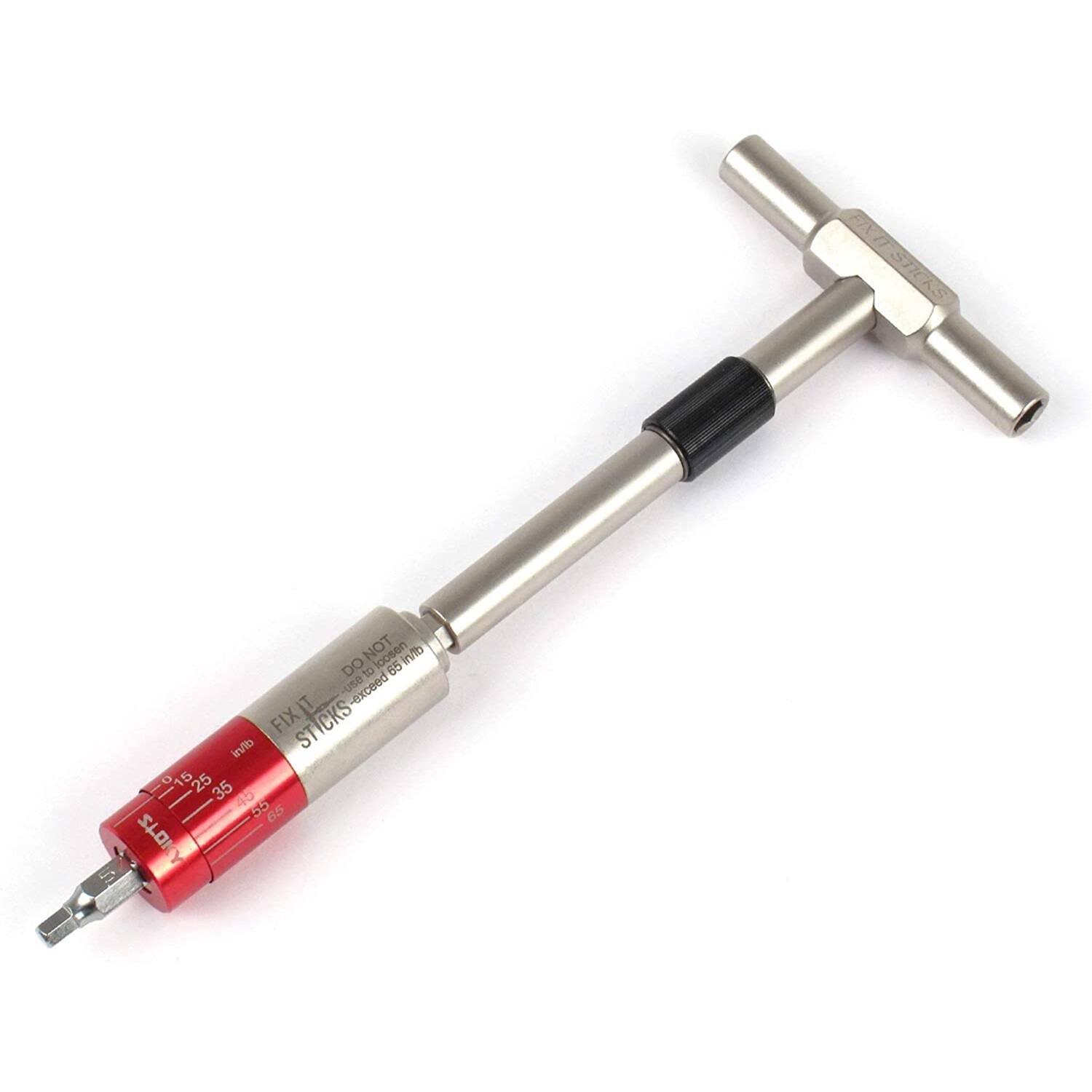STICKS  
DO NOT loosen 65 in/lb - use - exceed  
FIXIT STICKS in/lb  
0 5 10 15 20 25 30 35 40 45 50 55 60 65