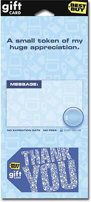 Front Large. Best Buy GC - $75 Thank-You Gift Card.