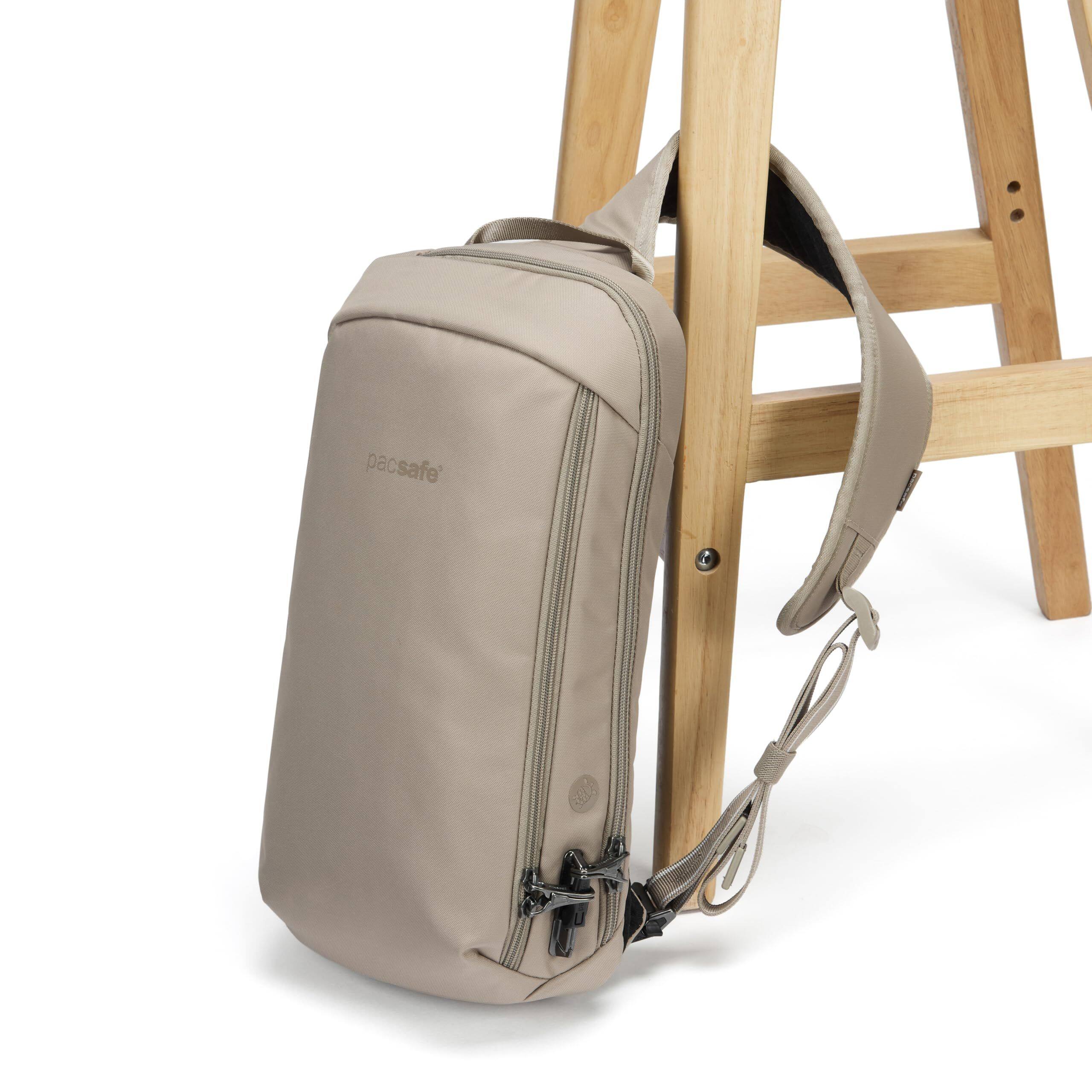 Alt View 2. Pacsafe - V Tech Sling - Beige.
