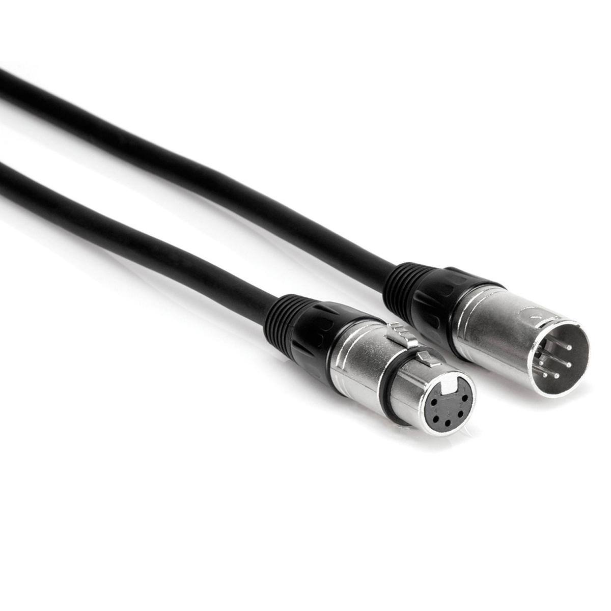 Alt View 1. Hosa Technology - Hosa Technology DMX512 4-Conductor Cable, XLR5M to XLR5F, 10'.