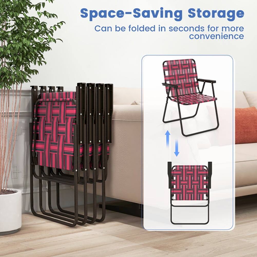 Space-Saving Storage  
Can be folded in seconds for more convenience