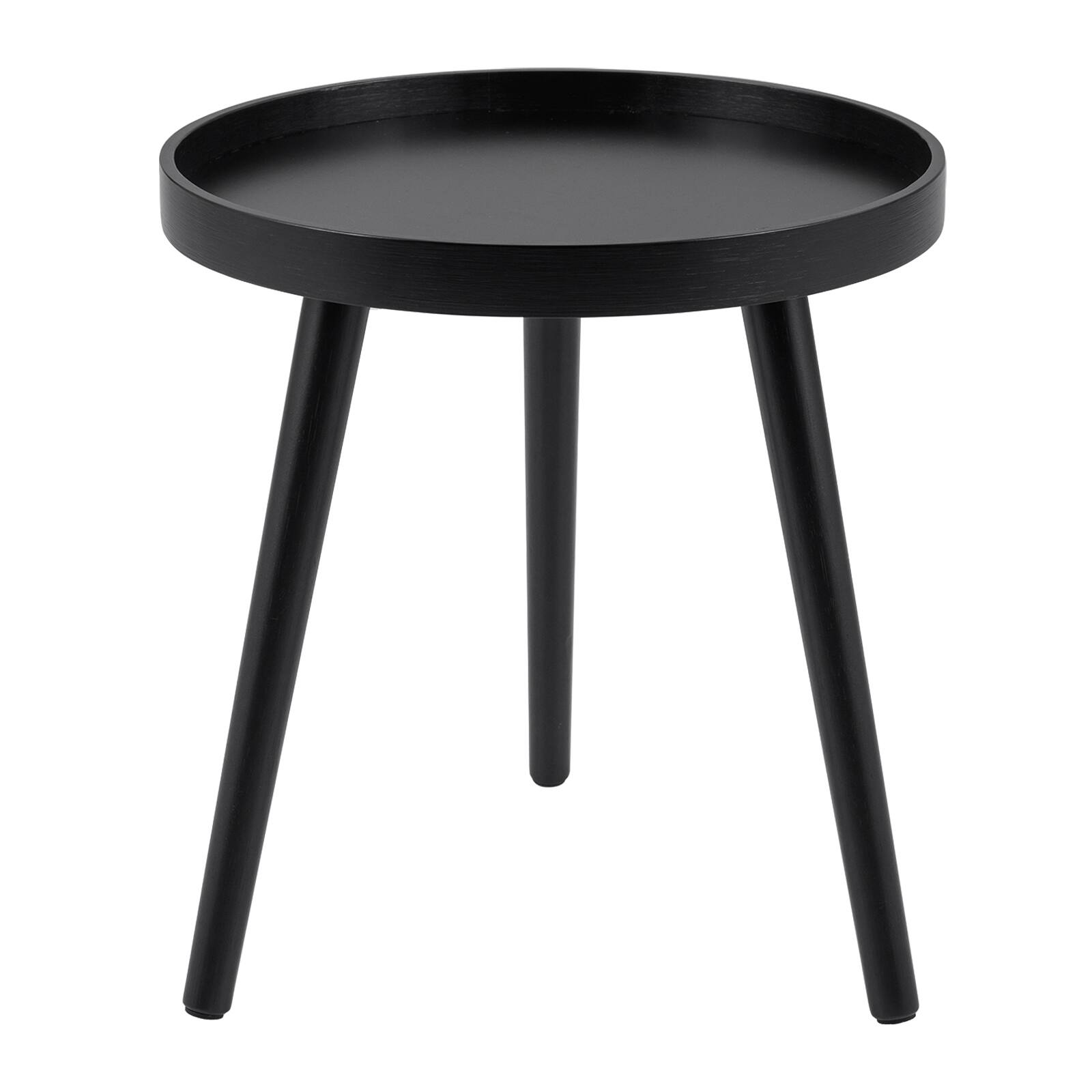 Alt View 8. Gymax - Gymax Set of 2 Round Side Table Sofa Coffee End Accent Table Nightstand Home Furniture Black - Black.
