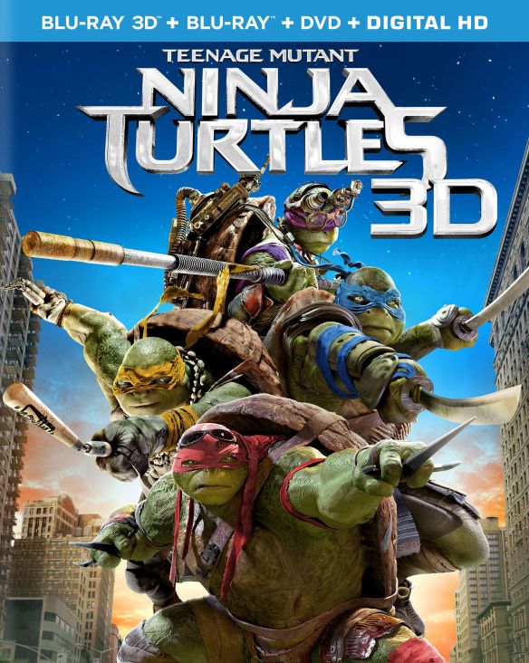  Teenage Mutant Ninja Turtles [Includes Digital Copy] [3D] [Blu-ray/DVD] [Blu-ray/Blu-ray 3D/DVD] [2014]