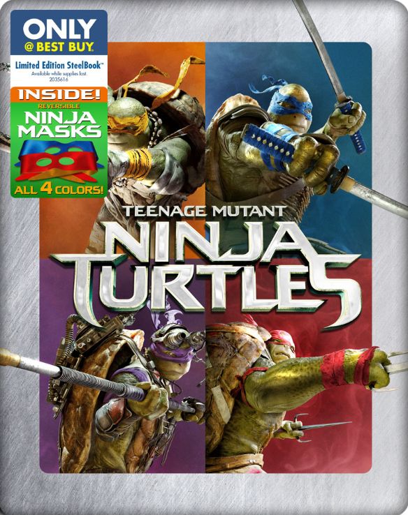  Teenage Mutant Ninja Turtles [Includes Digital Copy] [Blu-ray/DVD] [SteelBook] [2014]