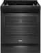 Whirlpool - 6.2 Cu. Ft. Self-Cleaning Slide-In Electric Convection Range - Black-Front_Standard
