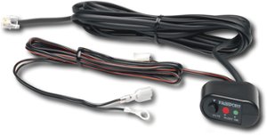 Escort - Automotive In-dash Power Cord - Red - Front_Standard