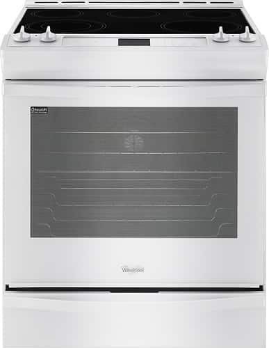 Whirlpool - 6.2 Cu. Ft. Self-Cleaning Slide-In Electric Convection Range - White-Front_Standard 
