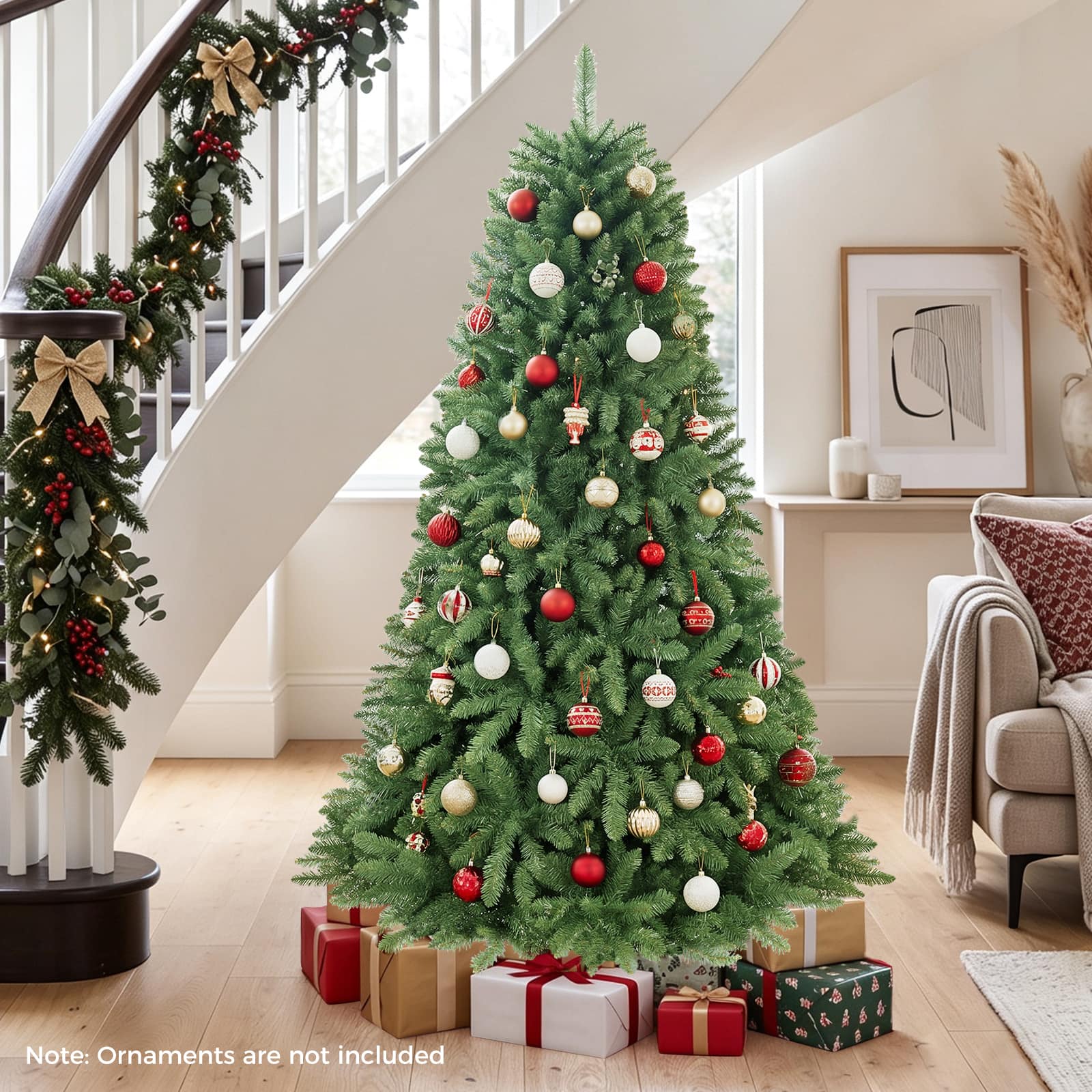 LOULD
000
OFF WWW

Note: Ornaments are not included