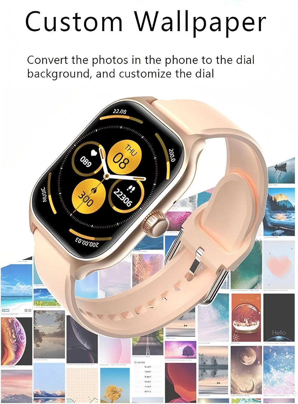 Custom Wallpaper

Convert the photos in the phone to the dial background, and customize the dial.