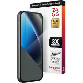 Protection Brand World's #1 Mobile Protection Brand
The ZAGG
400 Million Devices Protected
3X STRONGER
PerfectFit
Easy, 2-Step Installation
Tempered Glass