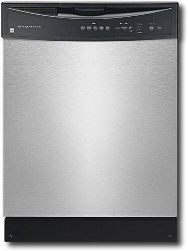 Front Standard. Frigidaire - 24" Tall Tub Built-In Dishwasher - Stainless-Steel.