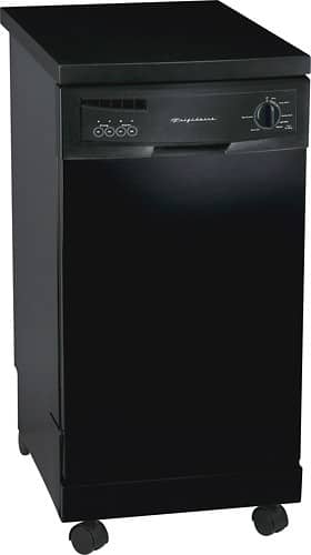 Angle Standard. Frigidaire - 18" Portable Dishwasher - Black.