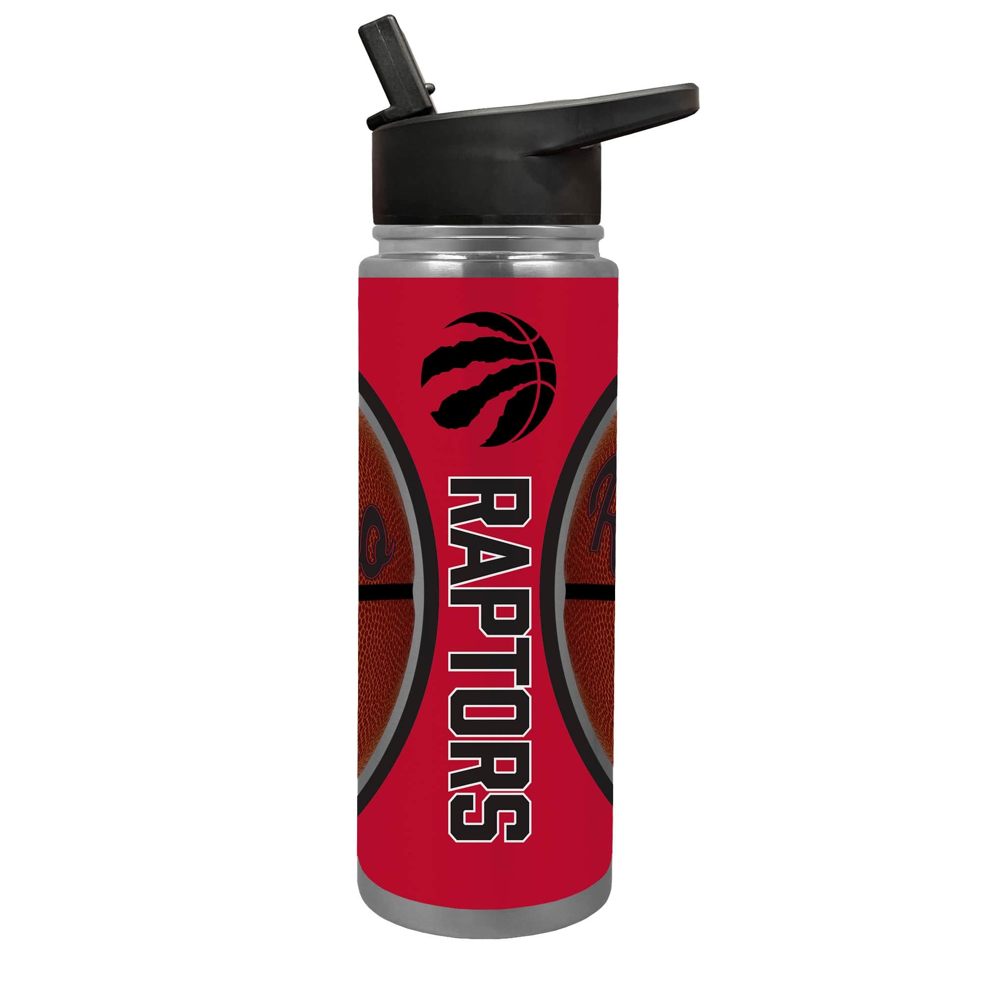 Great American Products - Toronto Raptors 24oz. Jr. Thirst Game Ball Hydration Bottle - Brown