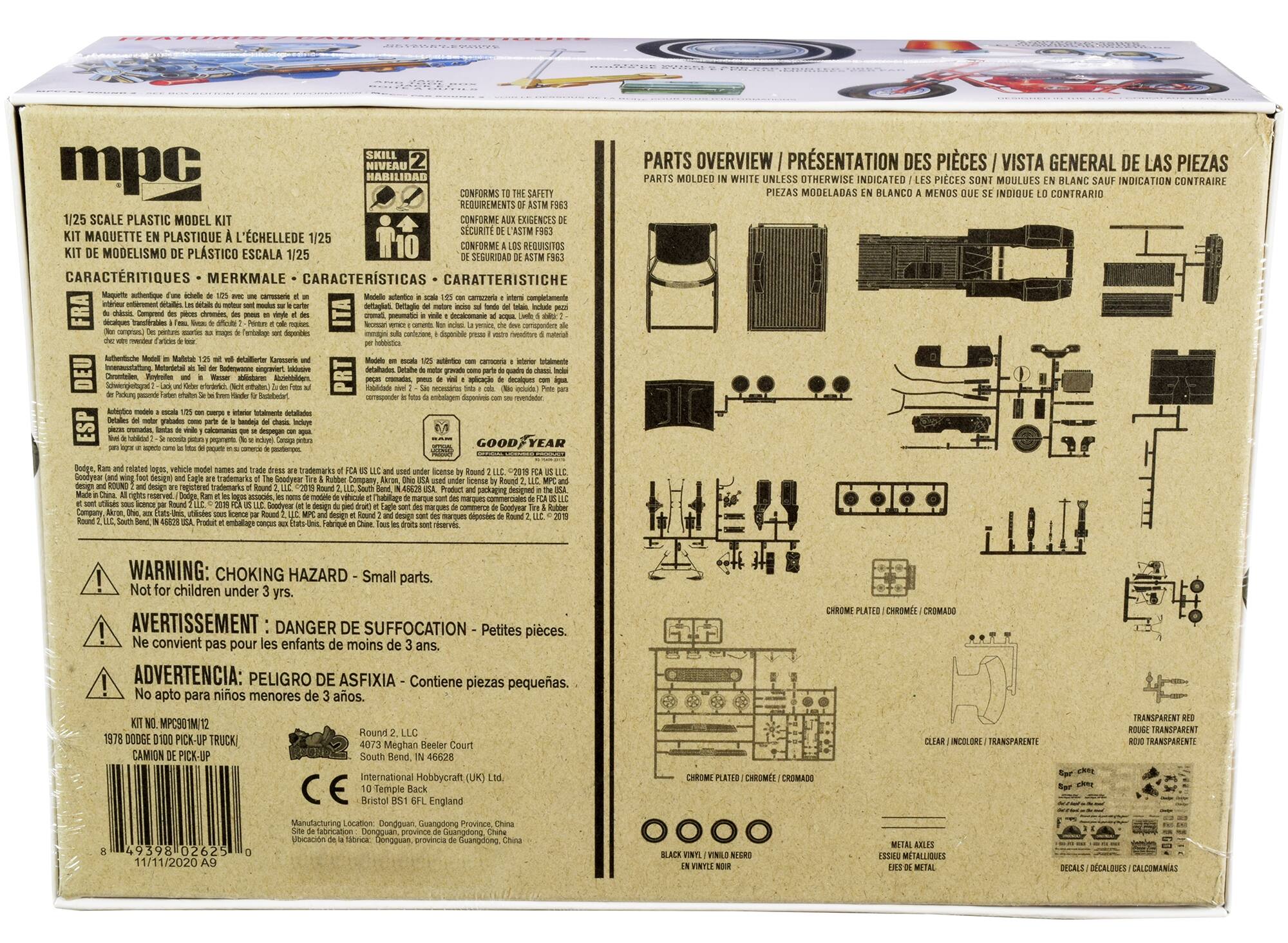 SKILL NIVEAU HABILIDAD CONFORMS SAIETY REGUIREMENTS 1/25 SCALE PLASTIC MODEL KIT CONFORM DGINCES SECURITE L'ASTM KIT MAQUETTE PLASTIQUE L'CHELLEDE 1/25 CONFORME REGUISITOS KIT MODELISMO PLSTICO ESCALA 1/25 SESURIDAD CARACTRITIQUES MERKMALE CARACTERSTICAS

MPC

1/25 SCALE PLASTIC MODEL KIT
KIT MAQUETTE EN PLASTIQUE A L'ECHELLE 1/25
KIT MODELISMO DE PLASTICO A LA ESCALA 1/25

CARACTERISTIQUES - MERKMALE - CARACTERISTICAS

CONFORM TO THE SAFETY REQUIREMENTS OF ASTM F963
CONFORM AUX EXIGENCES DE SECURITE DE L'ASTM F963
CONFORME A LOS REQUISITOS DE SEGURIDAD DE L'ASTM F963

SKILL NIVEAU 2
HABILIDAD 2
CONFORME

PART