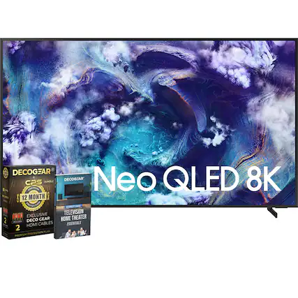 Sure, here is the corrected and grouped text:
---
**DECOGEAR CPS PREMIUM BUNDLE**
- **Neo QLED 8K TELEVISION**
- **12 MONTH CPS PROTECTION**
- **EXCLUSIVE DECOGEAR HOME THEATER ESSENTIALS**
- **2 MLARS DECO HDMI CABLES**
- **PREMIUM PROTECTION PLAN**
---
**DECOGEAR CPS BUNDLE**
- **12 MONTH CPS PROTECTION**
- **EXCLUSIVE DECOGEAR HOME THEATER ESSENTIALS**
- **2 MLARS DECO HDMI CABLES**
- **PREMIUM PROTECTION PLAN**
---