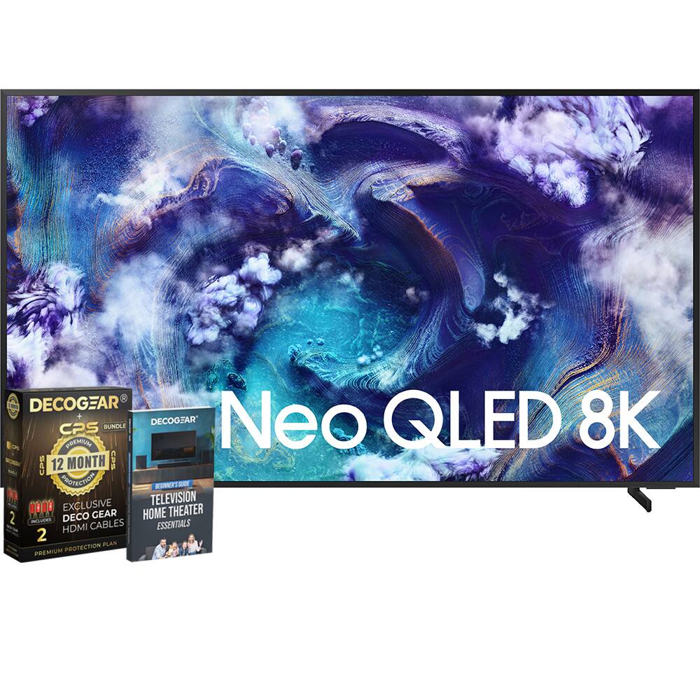 Samsung - 75" QN900F Neo QLED 8K Vision AI Smart TV (2025) Bundle w/ 1 Year Extended Protection Plan + 6FT HDMI 2.0 Cable