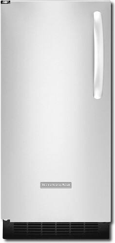 Front Standard. KitchenAid - Architect Series II 15" 50 lb. Freestanding Icemaker - Stainless-Steel.