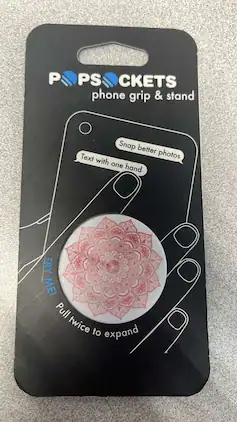 PopSockets - PopSockets: Collapsible Grip & Stand for Phones and Tablets - Rosey Silence