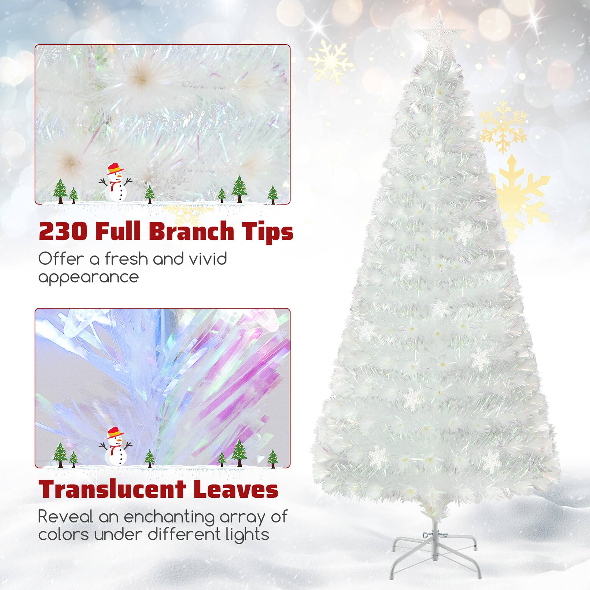 230 Full Branch Tips  
Offer a fresh and vivid appearance  

Translucent Leaves  
Reveal an enchanting array of colors under different lights