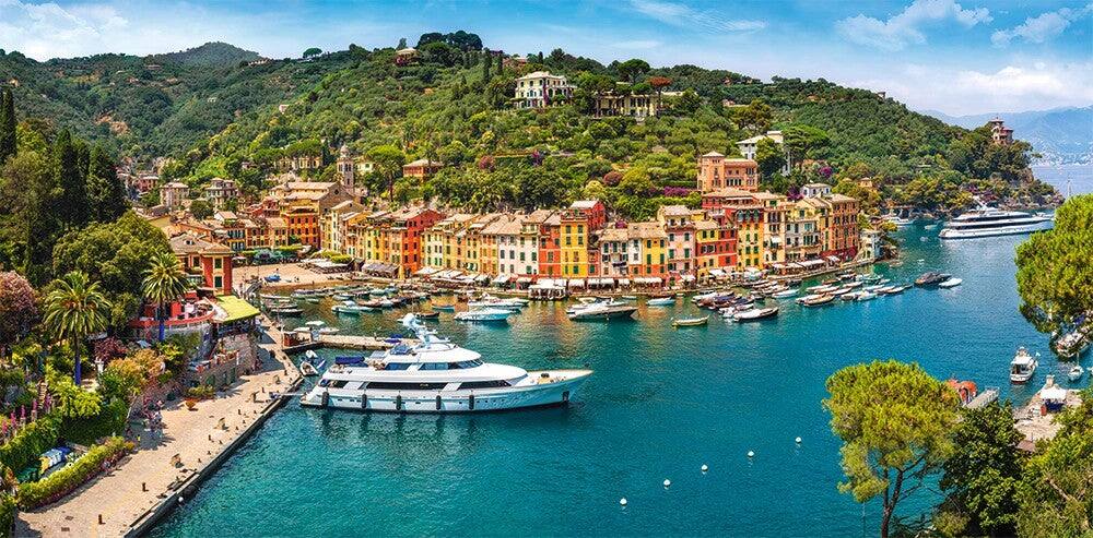 Angle. Castorland - CASTORLAND 4000 Piece Jigsaw Puzzles, View of Portofino, Italy, Italian holiday, C-400201-2 - Red.