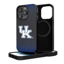 Keyscaper - NCAA - Kentucky Wildcats Linen Logo iPhone Magnetic Bump Case - 14 - Black