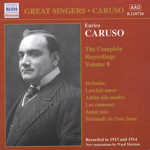 Enrico Caruso - Comp Recordings Of-Vol. 8  - COMPACT DISCS