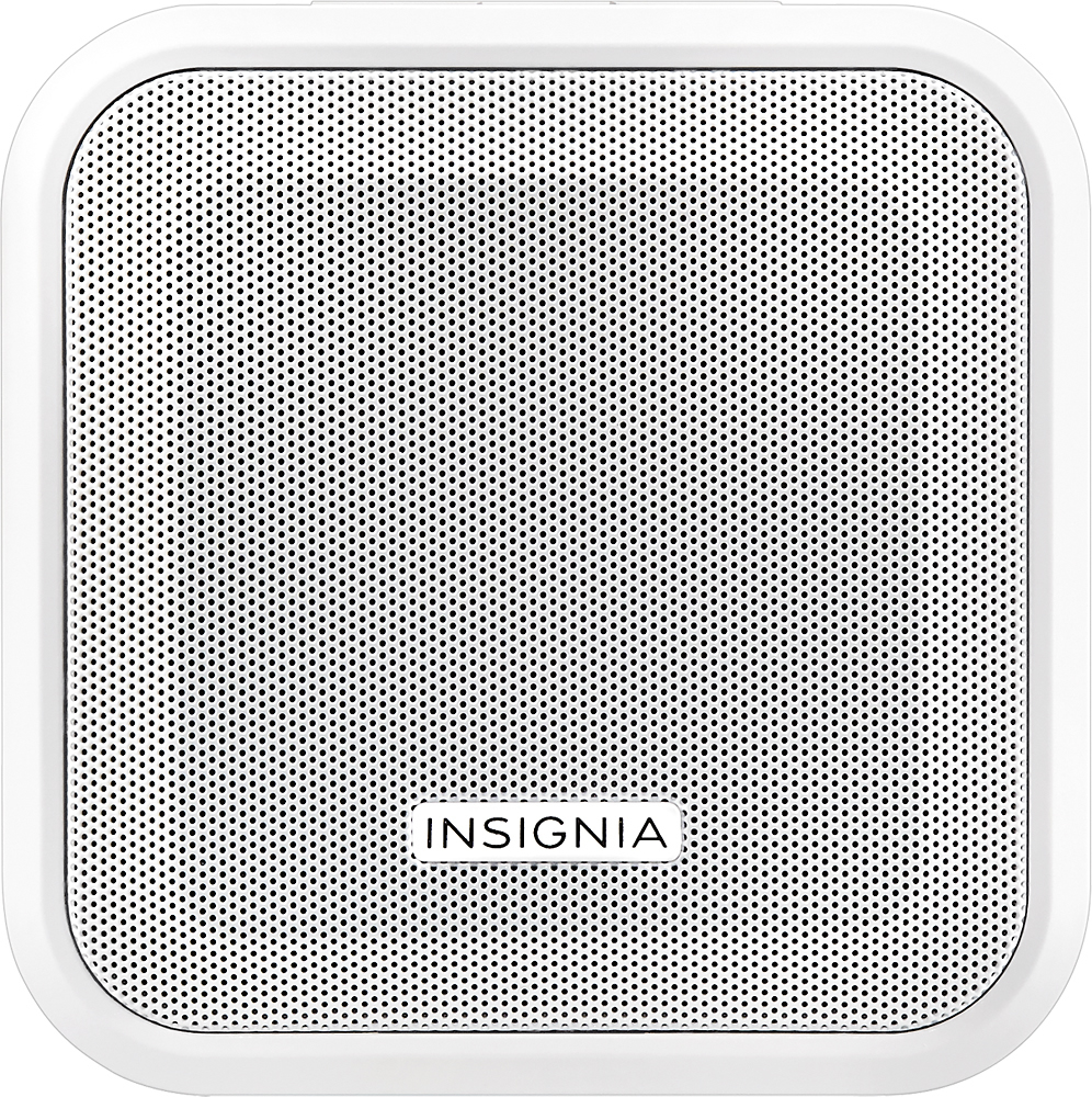Best Buy: Insignia™ Plug-In Bluetooth Speaker White NS-SPBTP1-W