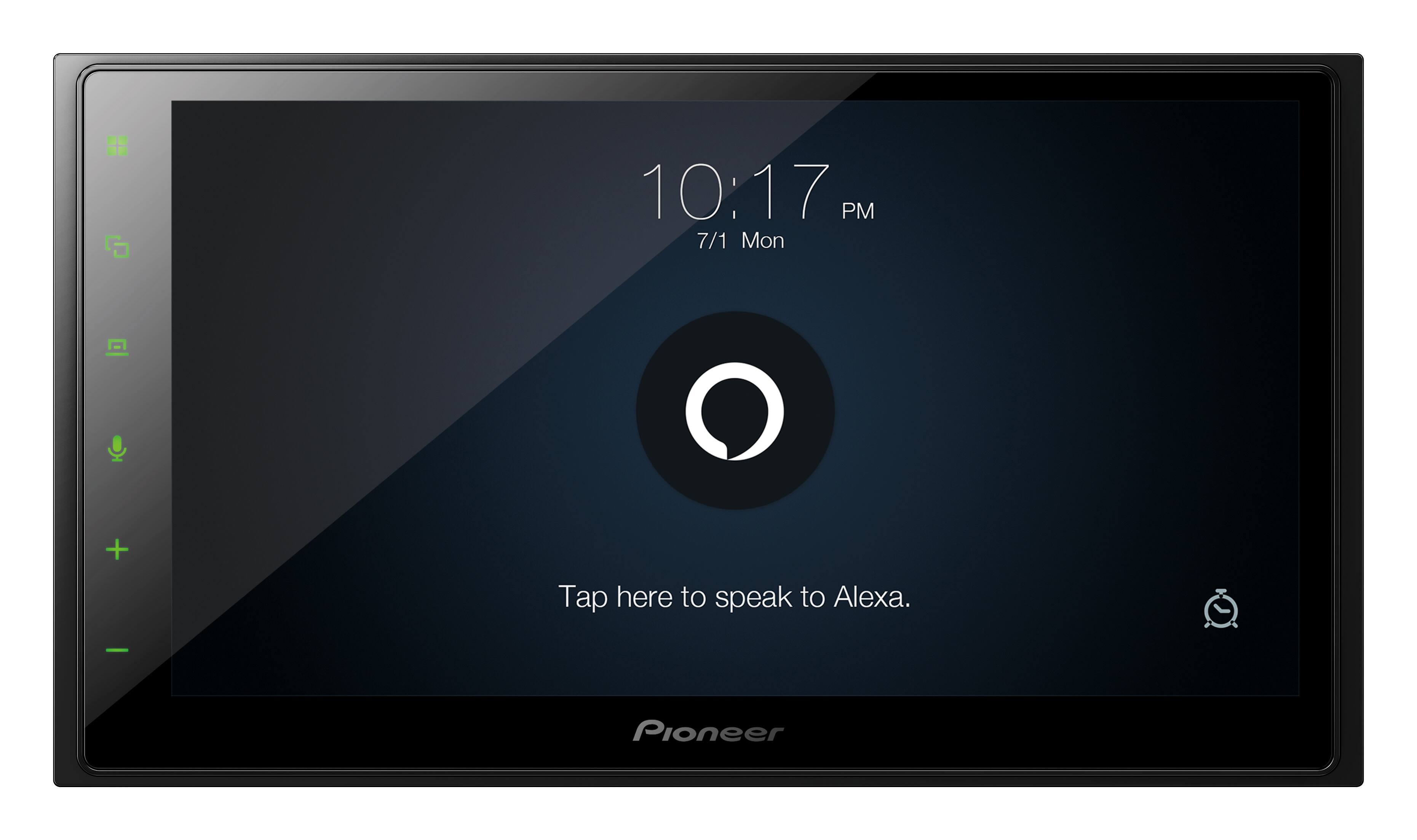 10:17 PM  
7/1 Mon  

Tap here to speak to Alexa.  

Pioneer