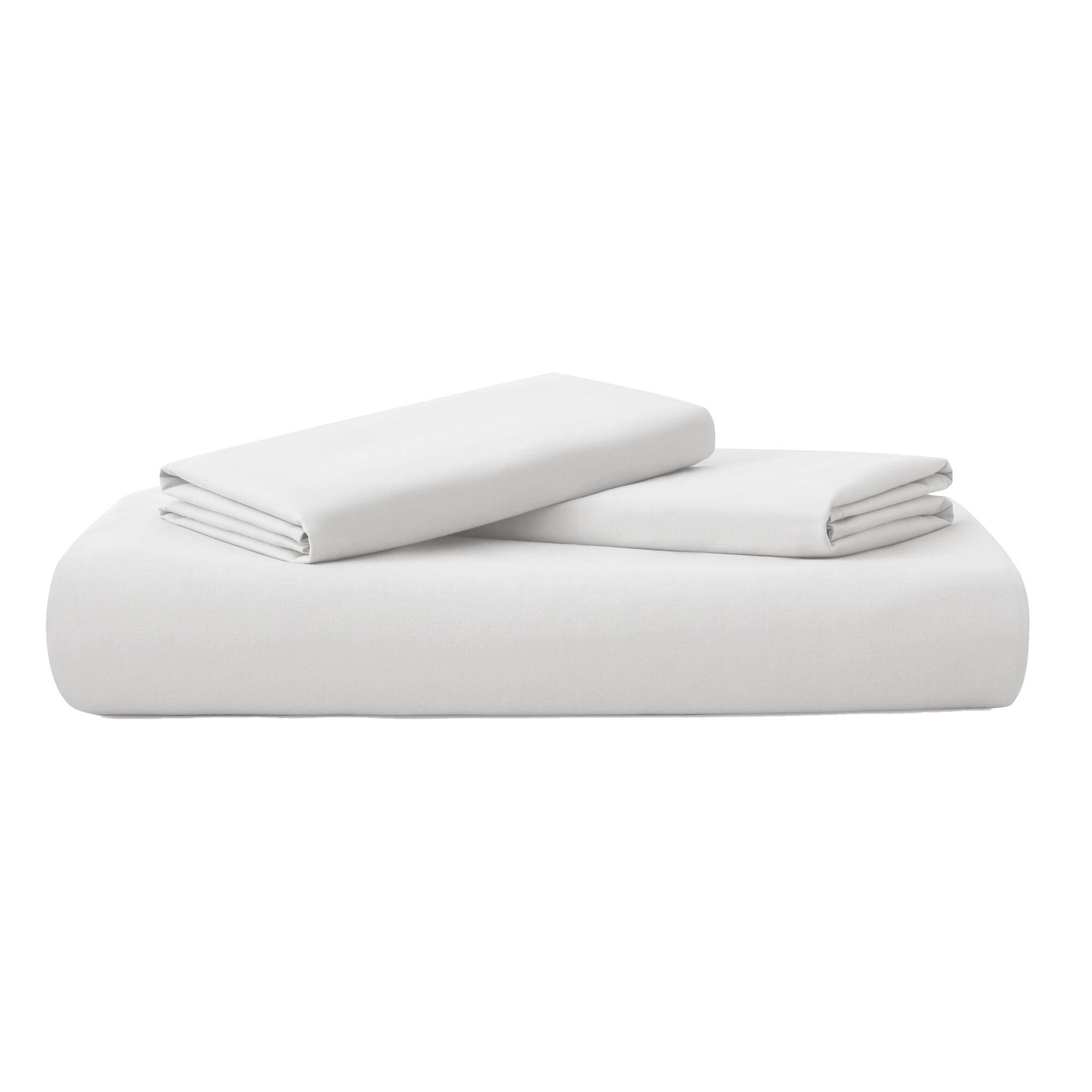 Alt View 1. Peace Nest - Peace Nest All Season 100% Cotton Soft and Breathable Duvet Cover Set - White.