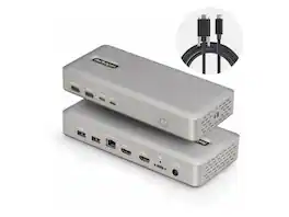 StarTech.com - StarTech USB4 Dock - 40Gbps, Dual HDMI, 6x USB, 2.5 GbE, 100W PD, 3.3ft Cable