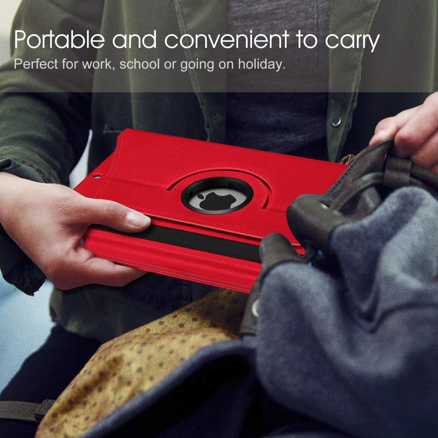 Portable and convenient to carry  
Perfect for work, school or going on holiday.