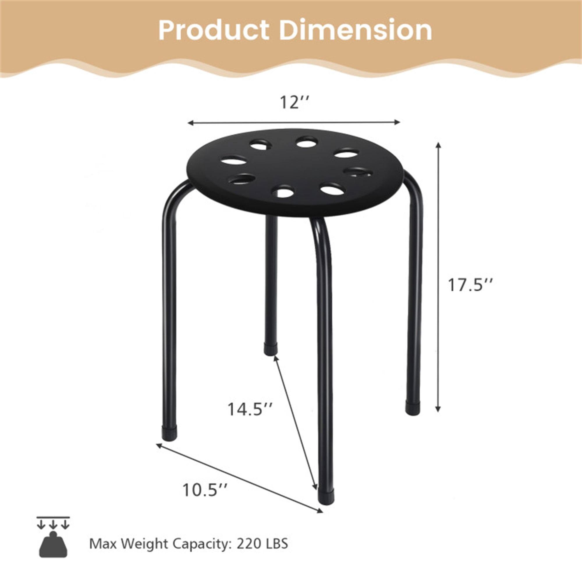 Product Dimension  
12" x 17.5" x 14.5" x 10.5"  
Max Weight Capacity: 220 LBS