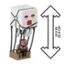 The text on the image reads "10.0 25.4". This indicates that the object is 10 inches tall and 25.4 inches wide.