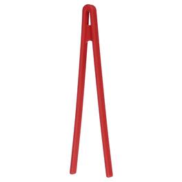 Unique Bargains - 1pc 8.7" Silicone Toast Tongs, Heat-Resistant Kitchen Utensil for Toaster, Salad, BBQ & Bacon - Red