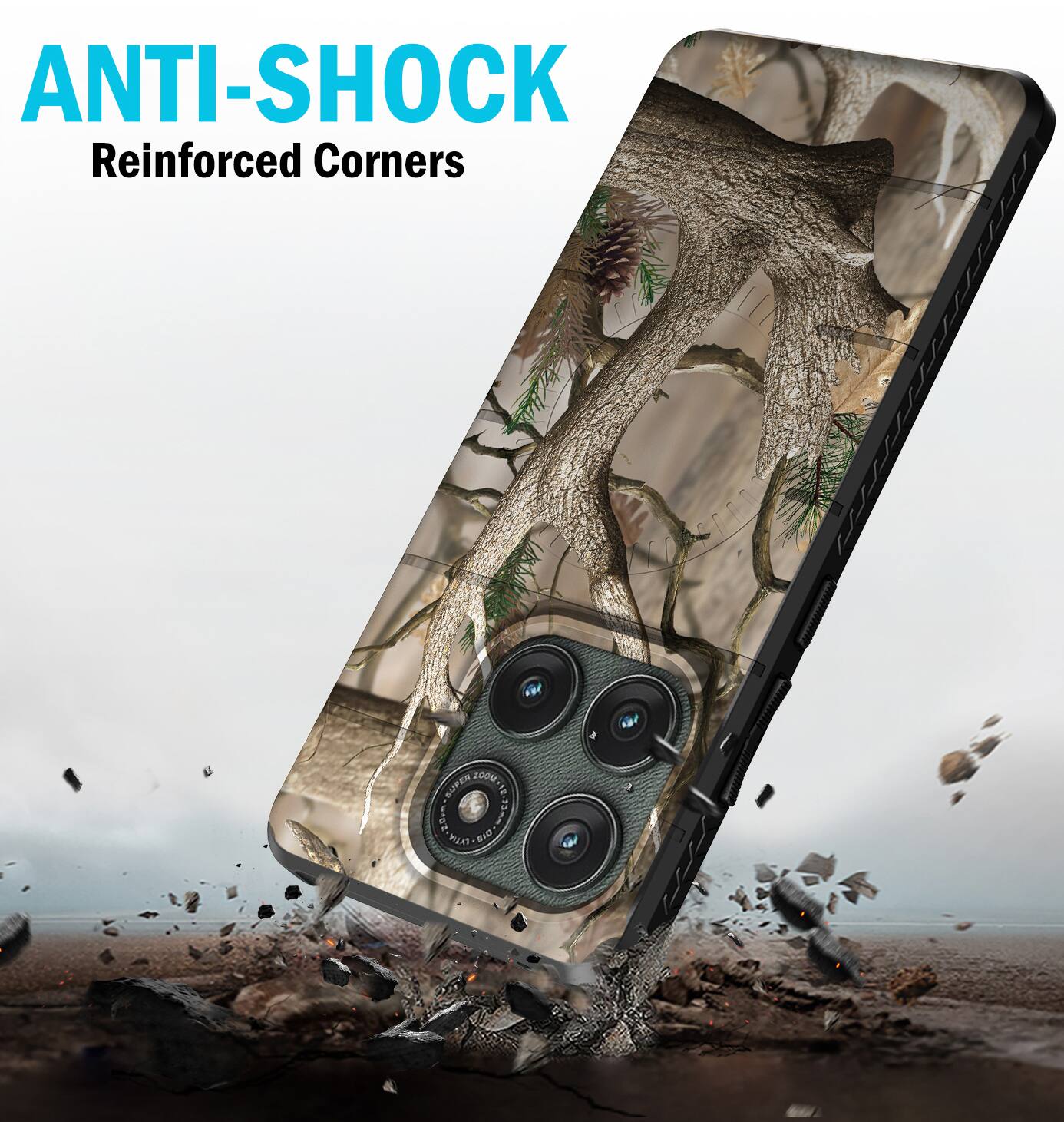 ANTI-SHOCK Reinforced Corners