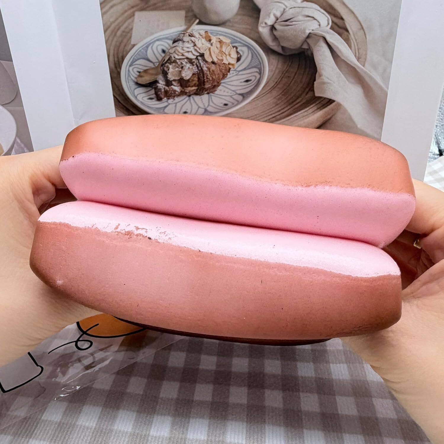Back. Link - Link Bread Butter Squishy,Slow Rising Squishy - Pink.
