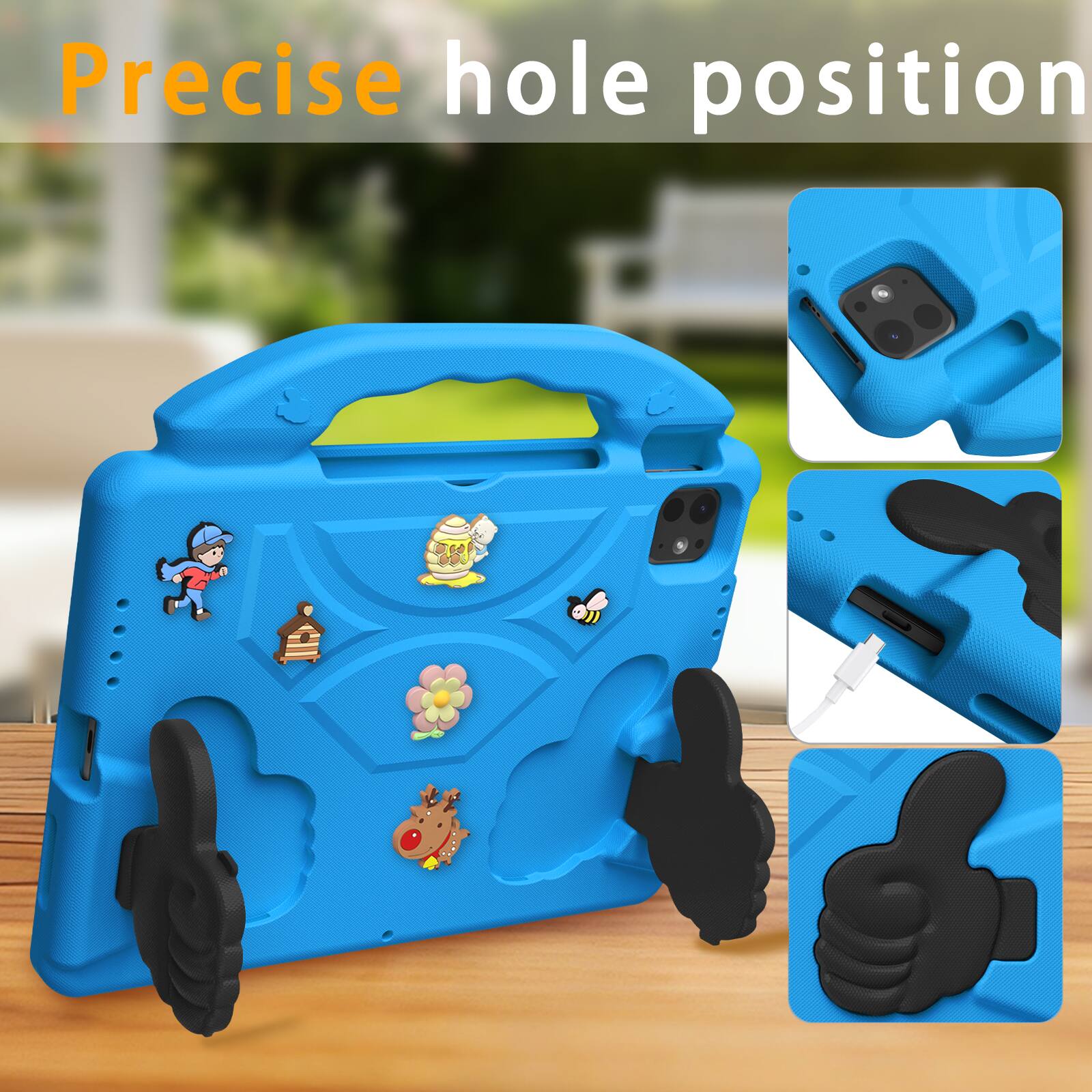 Precise hole position