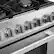 Alt View 7. COSMO - COS-305AGC 30 in. Nebula Collection 5.0 cu. ft. Gas Range, 5 Burners, Rapid Convection Oven, Cast Iron Grates - Stainless Steel.