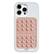 Angle. Octobuddy - Octobuddy - Silicone Suction Cup Universal Phone Case Mount Double-Sided - Chalk Pink.